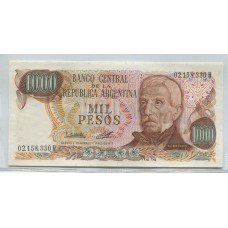 ARGENTINA COL. 652p BILLETE 1.000 PESOS LEY 18.188 BOT 2454 SIN CIRCULAR UNC